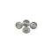 Camaro Rally Wheel Center Cap Kit, For Cars With Disc Brakes, GM, 1967