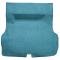 Classic Chevy - ACC Molded Trunk Carpet Without Spare Tire Cutout, Loop, Bel Air, 1955-1957