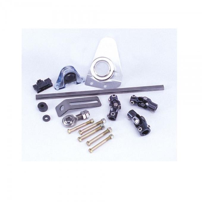 Flaming River 1957 Chevy Manual Rack & Pinion Cradle Kit - Paintable Floor Shift Tilt Column