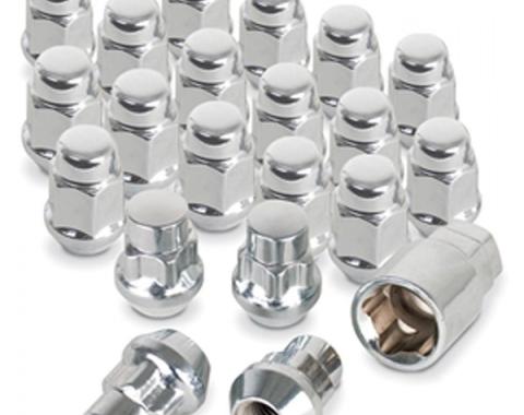 Corvette Lug Kit, Nuts & Locks, Chrome, 1997-2013