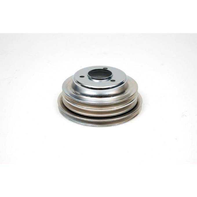 Camaro Crankshaft Pulley, Big Block, Three Groove, Chrome, 1969