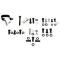 Camaro Air Conditioning Compressor Mounting Hardware Set, Big Block, 1969