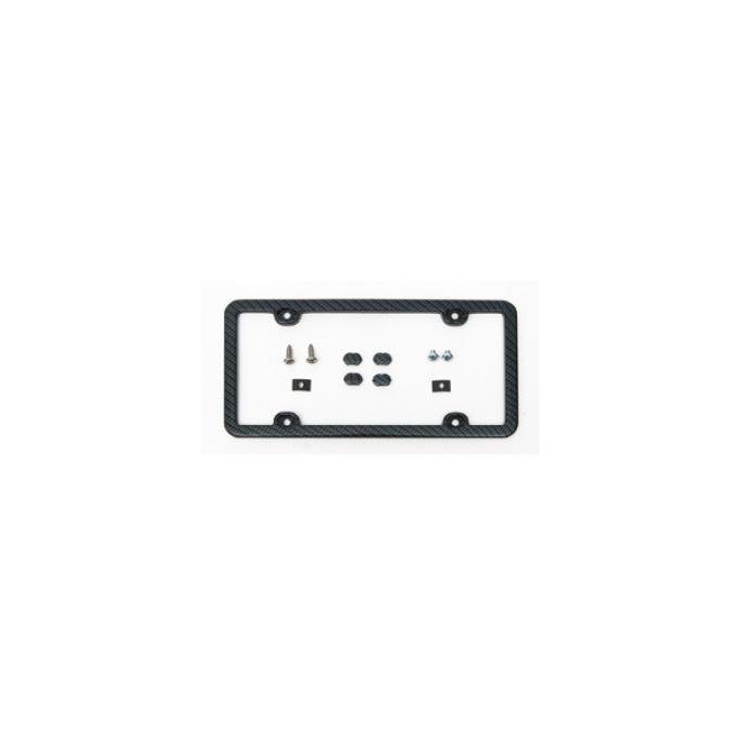 Corvette License Plate Frame, Carbon Fiber, Altec