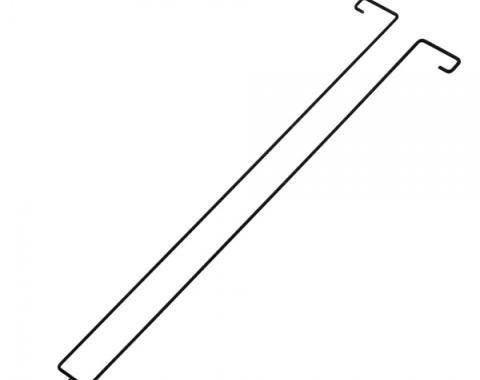 Chevelle Torsion Rods, Trunk Hinge, Convertible, 1968-1972