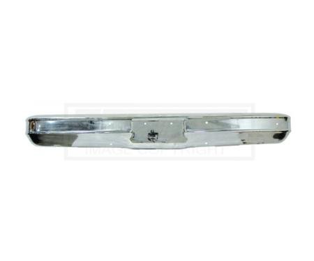 Chevy Truck Front Bumper, Chrome, Without Impact Strip Holes, Show Quality, 1973-1980