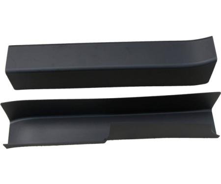 Corvette Sill Ease Protectors, Black, Without Letters, 1990-1996