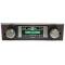 Camaro AM/FM Stereo Radio, USA-230, With Walnut Bezel, Custom Autosound, 1967-1968