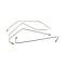 Ford Thunderbird Fuel & Vacuum Line Set, 4 Piece Set, Stainless Steel, 1956