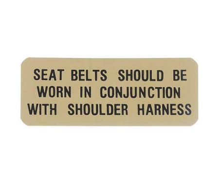 Ford Mustang Decal - Sun Visor - Shelby Seatbelts