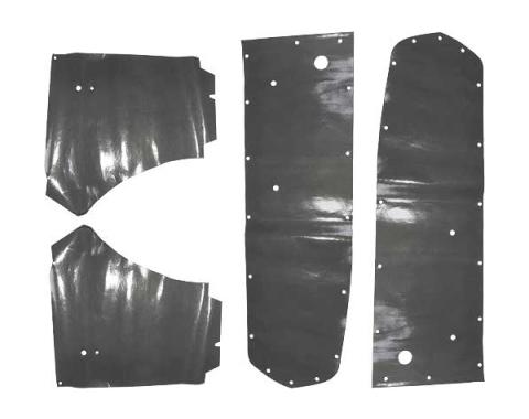 Ford Mustang Door Trim Panel Water Shields - 4 Pieces - Coupe