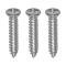 Ford Thunderbird Upper Interior Windshield Stainless Steel Moulding Screw Set, Coupe & Convertible, 1961-63