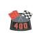 Chevelle Decal, Cross Flags 400, 1970-1972