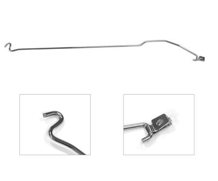 Drake Muscle 2005-2009 Ford Mustang 2005-09 Hood Prop Rod, Stainless E5RZ-16826-S