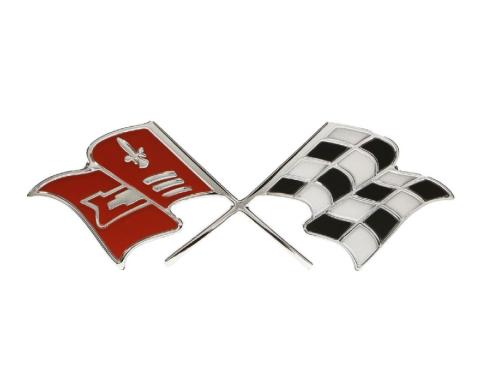 Trim Parts 60 Full-Size Chevrolet and El Camino Trunk Emblem, 348 V-8, Each 2093