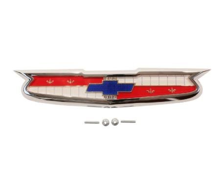 Trim Parts 55 Full-Size Chevrolet Hood Emblem Assembly, Each 1022
