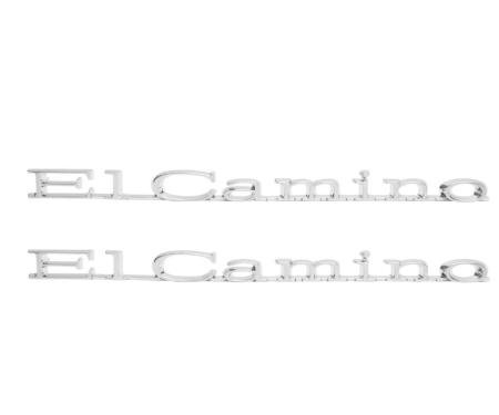 Trim Parts 71-75 El Camino Front Fender Emblem, El Camino, Pair 4876