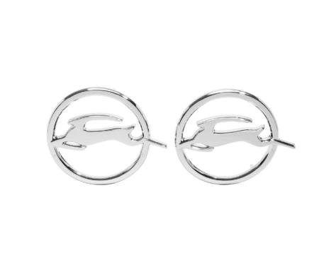 Trim Parts 63 Impala Rear Quarter Emblem, Pair 2250