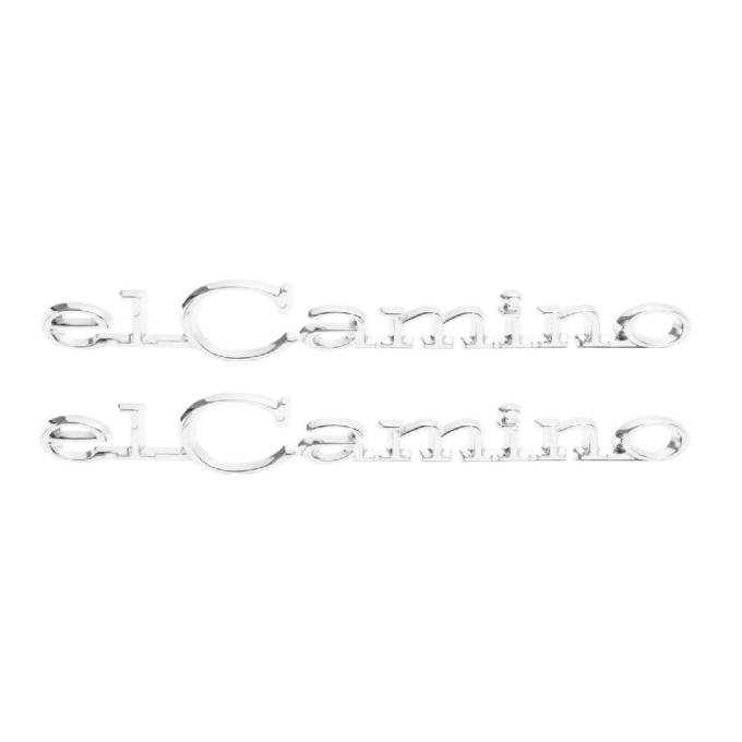 Trim Parts 68-69 El Camino Rear Quarter Emblem, El Camino, Pair 4850