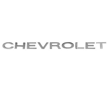 Trim Parts 69-72 Chevrolet and GMC Truck Tailgate Trim Letters, Chevrolet, Set 9652