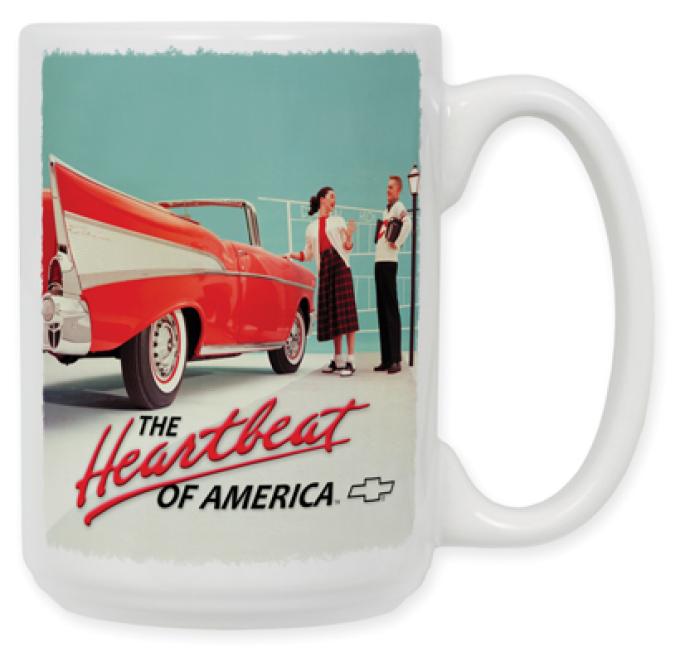 57 Chevy Vintage Ad Coffee Mug