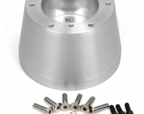 ididit Steering Wheel Adaptor, 6 Bolt, 1963-1966/1968 Corvette Brushed 2202350030