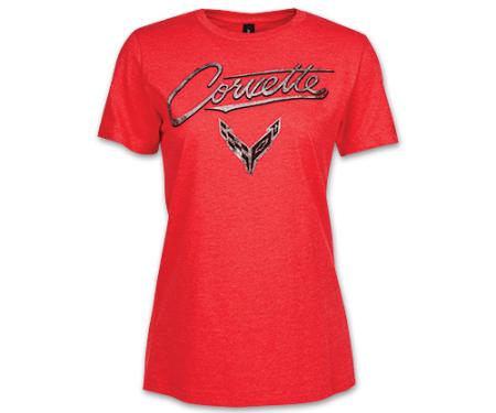 Ladies 2020 Corvette Foil T-Shirt