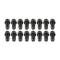 Mr. Gasket Header Bolts, 3/8-16 X 3/4 Inch Hex Head, Set of 16 919G