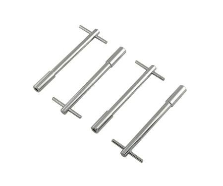 Mr. Gasket Valve Cover T Wing Bolts, 1/4-20 X 5 Inch, Chrome Plated 9820