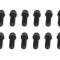 Mr. Gasket Header Bolts -3/8-16 X 1 Inch Hex Head, Black Oxide 917
