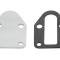 Mr. Gasket Fuel Pump Block Off Plate -Chrome 1515