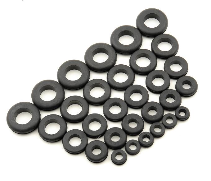 Mr. Gasket Grommet Assortment, Rubber, Package of 30 3706
