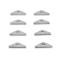 Mr. Gasket Valve Cover Clamps, Chrome 9899