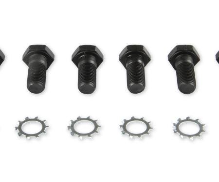 Mr. Gasket Flywheel Bolts, Chevrolet Small & Big Block, 90 Degree V6 and Small Block Ford 912