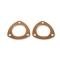 Mr. Gasket Copper Seal Collector Gaskets -Pair 7176C