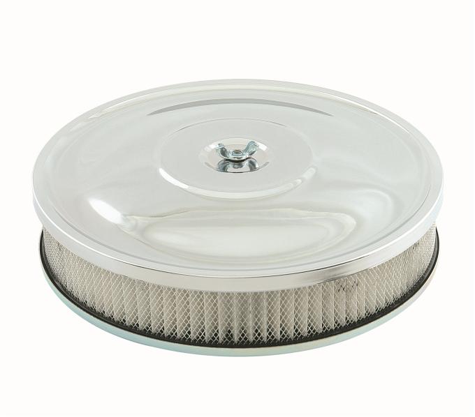 Mr. Gasket Air Cleaner -10 Inch X 2 Inch Chrome 9798