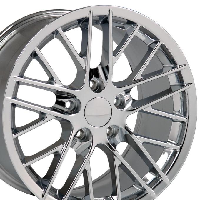 OE Replica Wheels CV08B - 19" Replica Wheel CV08B Fits Chevrolet Corvette - C6 ZR1 Rim 19x10 Chrome Wheel CV08B-19100-5475-79C