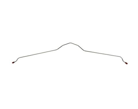 Corvette Brake Line, Rear Crossover, Stainless Steel, 1963-1982