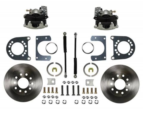 Leed Brakes Rear Disc Brake Kit with Plain Rotors and Zinc Plated Calipers RC0001