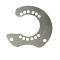 Leed Brakes Rear Disc Brake Kit with Drilled Rotors and Black Powder Coated Calipers BRC2001X