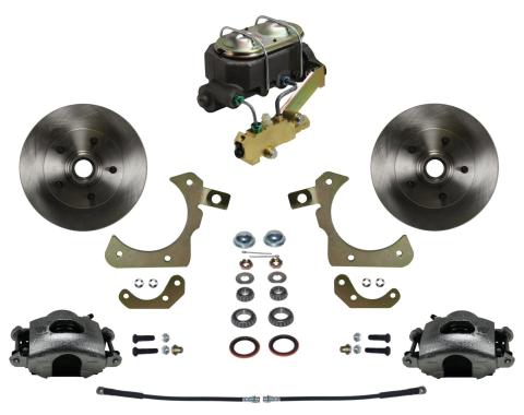 Leed Brakes Manual Front Kit with Plain Rotors and Zinc Plated Calipers FC1011-3A1