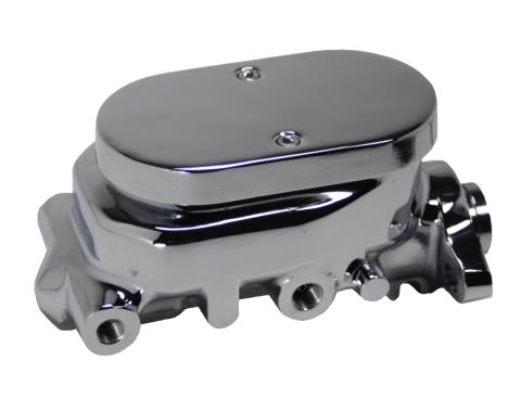 Leed Brakes 1967-1972 Chevrolet Corvette 1-1/8 inch bore Flat-Top Aluminum Master cylinder (Chrome) 0400-AFT