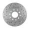 Leed Brakes Rear Disc Brake Kit with Drilled Rotors and Zinc Plated Calipers RC1009X