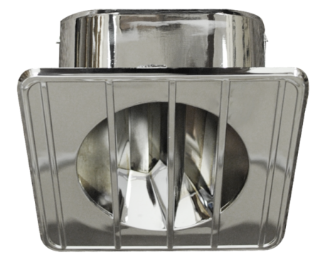 Key Parts '67-'72 Top Defrost Vent (Chrome) Passenger's Side 0849-182