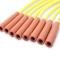 Accel Spark Plug Wire Set, 8mm, Yellow with Orange Straight Boots 4038