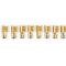 Accel Spark Plug Wire Set, 7mm, Super Stock with Copper Core, Universal Straight Boots, Yellow 3008