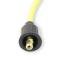 Accel Spark Plug Wire Set, 8mm, Yellow with Orange Straight Boots 4038