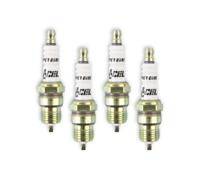 Accel HP Copper Spark Plug, Shorty 0576S-4
