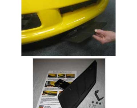 Corvette Front License Plate Mount, "Show & Go", Grand Sport & Z06, 1997-2013