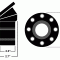 Ridetech Billet aluminum gas cap for 1967-1968 Camaro, locking, anodized Silver 81000032