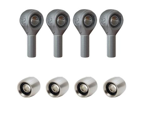 Ridetech R-Joint 8 Pack - Weld-On. Includes 4 RH threaded R-Joints and 4 weld on R-Joints 11009518